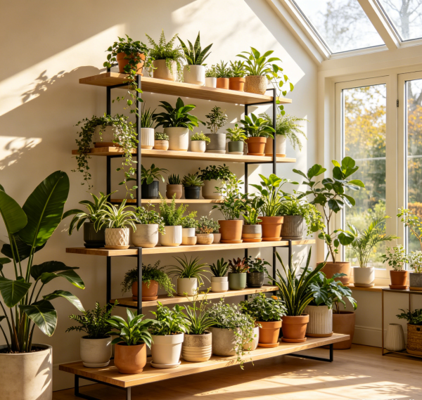 Large Capacity Plant Stand Organizer